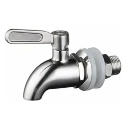 304 Stainless Steel Polished Finished Product, Replacement Beverage Dispenser Mouthpiece, Also Fits Berkey Gravity Filter Systems