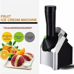 Electric Ice Cream Maker Fruit Sorbet Machine For Making Vegan Ice Cream Desserts
