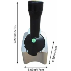 Electric Ice Cream Maker Fruit Sorbet Machine For Making Vegan Ice Cream Desserts -Kitchen Appliances Store 97452648 5