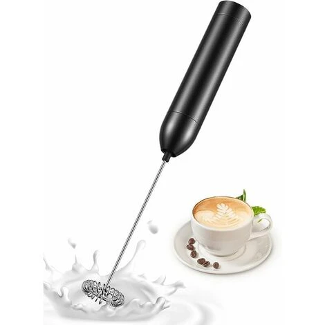 Milk Frother, Stainless Steel & Aluminum Alloy Electric Milk Frother With 12000 RPM Super Powerful Motor For Coffees, Espressos, Lattes And Cappuccinos 1 Milk Frother, Stainless Steel & Aluminum Alloy Electric Milk Frother With 12000 RPM Super Powerful Motor For Coffees, Espressos, Lattes And Cappuccinos