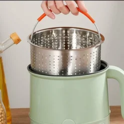 Stainless Steel Steamer Basket, 3L Vegetable Steamer Basket, Pressure Cooker Steamer Basket, Instant Steamer Basket, With Silicone Covered Handle, For Cooking Vegetables And Foods -Kitchen Appliances Store 97453475 4