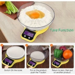 Kitchen Scale,High Precision Electronic Kitchen Scale/Stainless Food Scale Mini Electronic Platform Scale -Kitchen Appliances Store 97454811 5