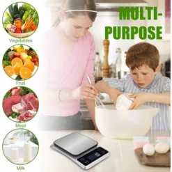 Upgraded Kitchen Scales, 5KG/11lbs Digital Kitchen Scales Gram And Oz Weight Scale For Baking Baking, USB Rechargeable HD LCD Display, Batteries Included 8 Upgraded Kitchen Scales, 5KG/11lbs Digital Kitchen Scales Gram And Oz Weight Scale For Baking Baking, USB Rechargeable HD LCD Display, Batteries Included -Kitchen Appliances Store 97454820 4