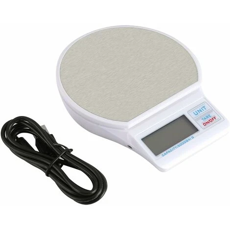 Electronic Kitchen Scale, 5kg/1g, Jewelry Scales, Backlit LCD Display, Touch Sensitive Food Scale, Backlit LCD Display 2 Electronic Kitchen Scale, 5kg/1g, Jewelry Scales, Backlit LCD Display, Touch Sensitive Food Scale, Backlit LCD Display - Image 2