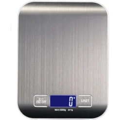 Food Kitchen Scale, Digital Grams And Ounces For Weight Loss, Baking, Baking, Lcd Display, Stainless Steel