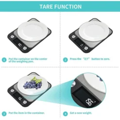 Digital Kitchen/Food Scale In Grams And Ounces - Ultra Fine/Multi-Function Kitchen Scale/Tare Function For Cooking And Baking -Kitchen Appliances Store 97461834 4