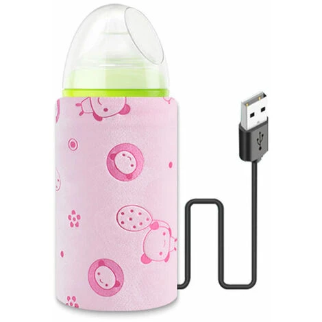 USB Bottle Warmer, Baby Bottle Warmer Insulated Bottle Bag USB Travel Bag Breastmilk Bottle Warmer Thermostatic Bag, Baby Bottle Warmer(Pink, No Bottle) 1 USB Bottle Warmer, Baby Bottle Warmer Insulated Bottle Bag USB Travel Bag Breastmilk Bottle Warmer Thermostatic Bag, Baby Bottle Warmer(Pink, No Bottle)