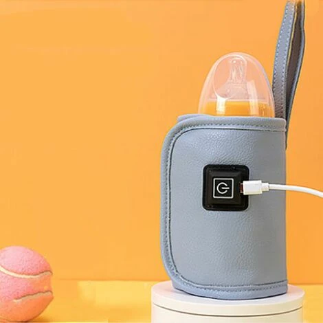 USB Baby Bottle Warmer,USB Baby Bottle Warmer,Baby Food Warmer,Infant Bottle Bag,Portable Travel Milk Warmer Thermostat Insulation Lid(pink,no Bottle) 2 USB Baby Bottle Warmer,USB Baby Bottle Warmer,Baby Food Warmer,Infant Bottle Bag,Portable Travel Milk Warmer Thermostat Insulation Lid(pink,no Bottle) - Image 2
