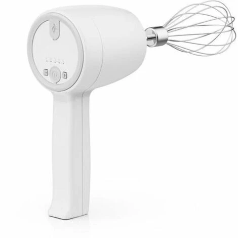 Stainless Steel Electric Beater - Rechargeable Kitchen Whisk - Milk Mixer For Easily Beating Egg Cream And Cookie Cakes. 1 Stainless Steel Electric Beater - Rechargeable Kitchen Whisk - Milk Mixer For Easily Beating Egg Cream And Cookie Cakes.