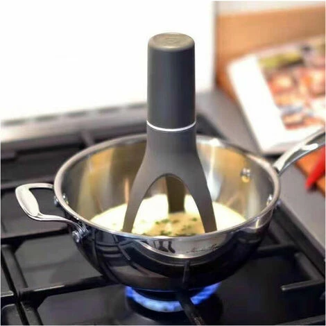 3 Speed Electric Automatic Whisk Pan Stirrer Mixer Sauces Soup Cream Blender Egg Beaters The Black 2 3 Speed Electric Automatic Whisk Pan Stirrer Mixer Sauces Soup Cream Blender Egg Beaters The Black - Image 2