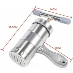 Manual Noodle Maker Noodle Machine Stainless Steel Noodle Press Machine With 5 Noodle Molds Noodle Machine -Kitchen Appliances Store 97699052 4