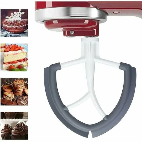 Kitchenaid Stand Mixer Attachments Flat Beater Flexible Edge Flat Beater For KitchenAid Artisan Stand Mixer For Mixing Creams And Flours (4.5-5 Quart) 2 Kitchenaid Stand Mixer Attachments Flat Beater Flexible Edge Flat Beater For KitchenAid Artisan Stand Mixer For Mixing Creams And Flours (4.5-5 Quart) - Image 2
