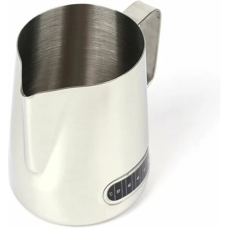 600ml Temperature Stick Pull Flower Cup Stainless Steel Pull Flower Cup Coffee Pot With Thermometer 2 600ml Temperature Stick Pull Flower Cup Stainless Steel Pull Flower Cup Coffee Pot With Thermometer - Image 2