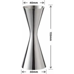 Cocktail Measurer, Stainless Steel Double Sided Cocktail Measurer, Silver Measuring Cup For Professional Bartender 30ml X 60mlMeasuring Cups 7 Cocktail Measurer, Stainless Steel Double Sided Cocktail Measurer, Silver Measuring Cup For Professional Bartender 30ml X 60mlMeasuring Cups -Kitchen Appliances Store 97813796 3