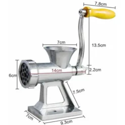 Stainless Steel Manual Meat Grinder For Meat, Sausage Chopper, Clamp Hand Chopper For Pork, Beef, Fish, Chicken, Pepper, Mushrooms -Kitchen Appliances Store 97814943 3