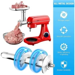Metal Food Grinder Attachment For PHisinic & Blender Meat Grinder Accessories Sausage Filler -Kitchen Appliances Store 98093029 4