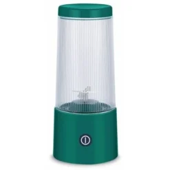 Portable Juicer Mini Household Juice Cup USB Fruit Machine 8585190mm Green Four Leaf Knife