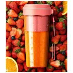 Fruit Juicing Cup Home Rechargeable Mini Petit Portable Juicer Rose -Kitchen Appliances Store 98631002 4