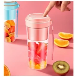Fruit Juicing Cup Home Rechargeable Mini Petit Portable Juicer Rose -Kitchen Appliances Store 98631002 5