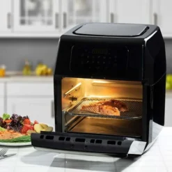 Daewoo 12L Digital Rotisserie Air Fryer Oven 1800W Black SDA1551GE 7 Daewoo 12L Digital Rotisserie Air Fryer Oven 1800W Black SDA1551GE -Kitchen Appliances Store 98796050 3