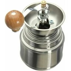 Rose-Stainless Steel Manual Coffee Grinder, Burse Grinder With Ceramic Core, Adjustable From Fine To Coarse, Built To Last, Quiet And Portable