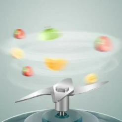 300ml USB Charging Cable, Cordless Blender, Portable Blender With Stainless Steel Blade (Pink) 7 300ml USB Charging Cable, Cordless Blender, Portable Blender With Stainless Steel Blade (Pink) -Kitchen Appliances Store 99516430 3