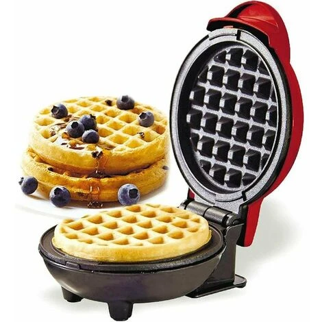 Waffle Maker, Mini Electric Waffle Maker Stainless Steel, Non-Stick Coating, Non-Slip Feet For Home Breakfast, Lunch, Or Personal Snacks 1 Waffle Maker, Mini Electric Waffle Maker Stainless Steel, Non-Stick Coating, Non-Slip Feet For Home Breakfast, Lunch, Or Personal Snacks
