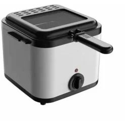 2L--3L Mini Electric Deep Fryer, Deep Fryer With Oil, Sight Glass, 1000W -Kitchen Appliances Store 99559041 3