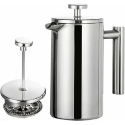 350ml/800ml/1000ml Double Wall Insulated Stainless Steel Coffee Press, 350ml - 350ml